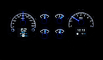 Dakota Digital HDX Gauges - 1978 - 88 Chevy Monte Carlo , El Camino, Malibu, Caballero