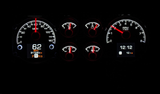 Dakota Digital HDX Gauges - 1978 - 88 Chevy Monte Carlo , El Camino, Malibu, Caballero