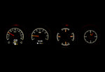 Dakota Digital HDX Gauges - 1970-74 Dodge Challenger and 1970-74 Plymouth 'Cuda W/ Rallye Dash