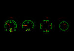 Dakota Digital HDX Gauges - 1970-74 Dodge Challenger and 1970-74 Plymouth 'Cuda W/ Rallye Dash