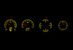 Dakota Digital HDX Gauges - 1970-74 Dodge Challenger and 1970-74 Plymouth 'Cuda W/ Rallye Dash